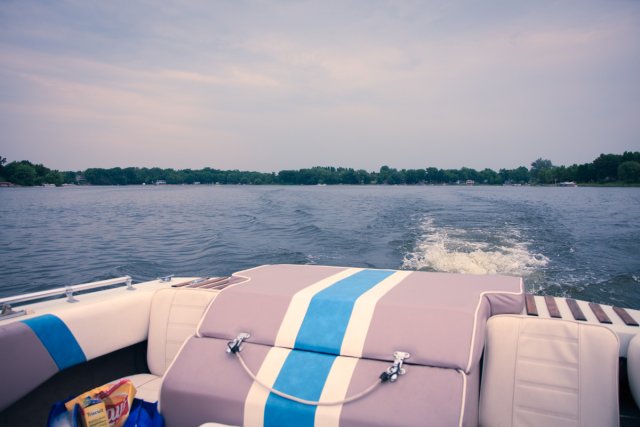 Cruising on Center Lake